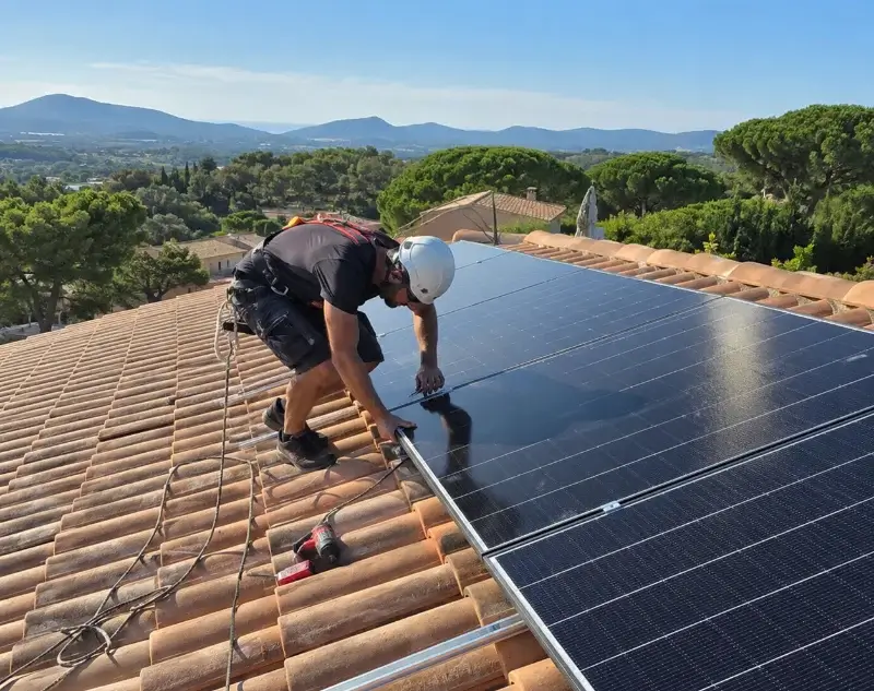 Installateur panneaux solaires Les Cerqueux — pose photovoltaïque sur toiture